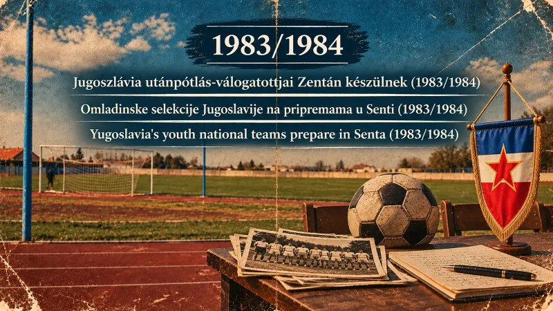 Yugoslavia's youth national teams prepare in Senta (1983/1984)