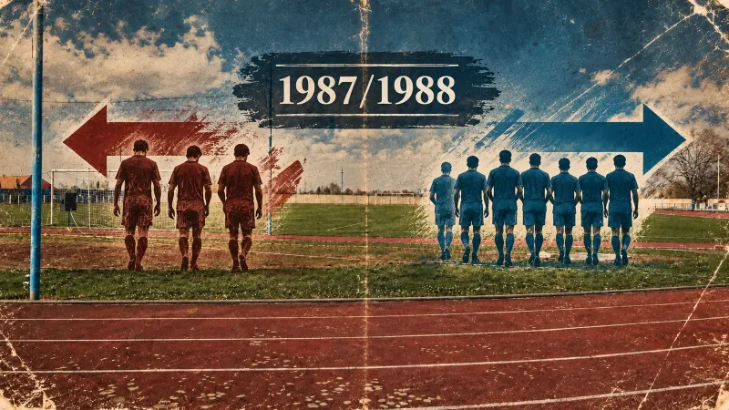Before the league kicks off: three out, seven in (1987/1988)