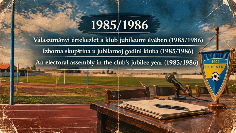 Izborna skupština u jubilarnoj godini kluba (1985/1986)